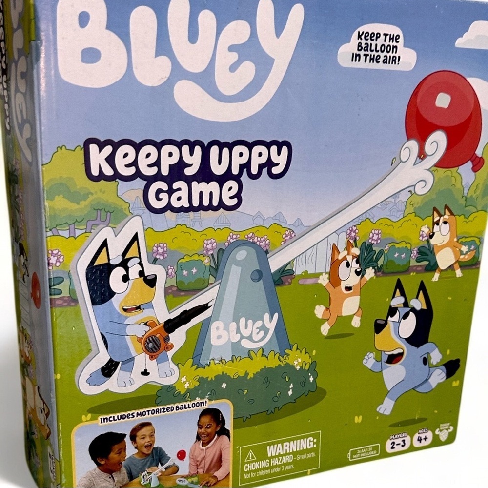 New Bluey Keepy Uppy Game - Blue Children’s Board Game ages 4+